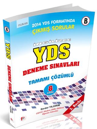 İngilizce YDS Deneme Testleri | Pelikan Tıp Teknik Yayıncılık (Ciltsiz)  - Resim 1