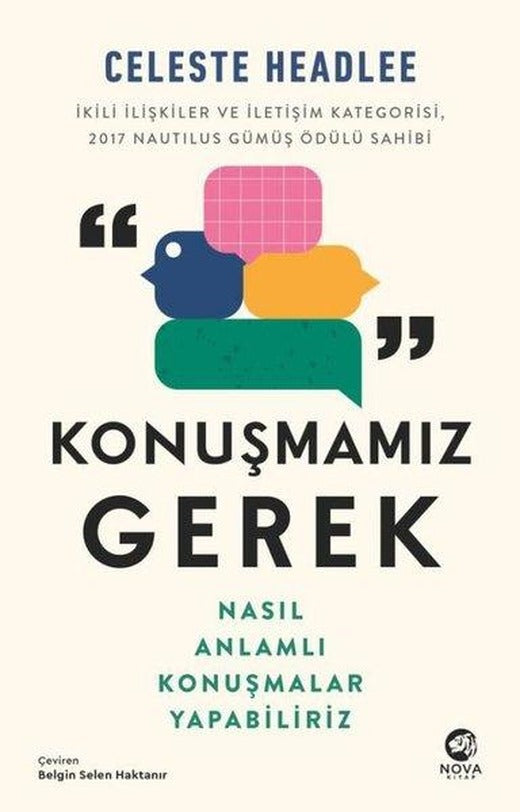 Konuşmamız Gerek - Nasıl Anlamlı Konuşmalar Yapabiliriz | Nova Kitap (İnce Kapak)