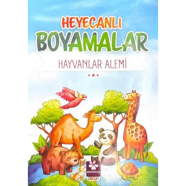 Heyecanlı Boyamalar Hayvanlar Alemi