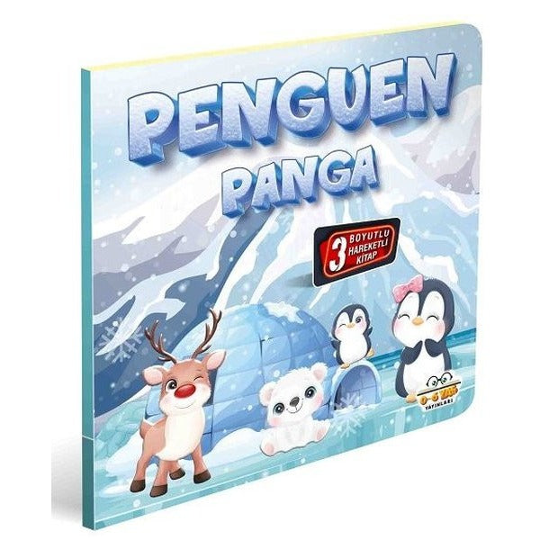 Penguen Panda - 3 Boyutlu Hareketli Kitap | 0-6 Yaş Yayınları