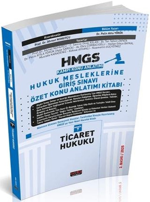 HMGS Özet Konu Anlatımı Ticaret Hukuku | Savaş Yayınevi (Ciltsiz)