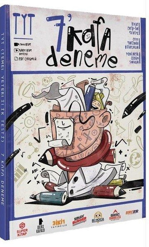 TYT 7 Kafa Deneme | Süper Kitap (İnce Kapak)