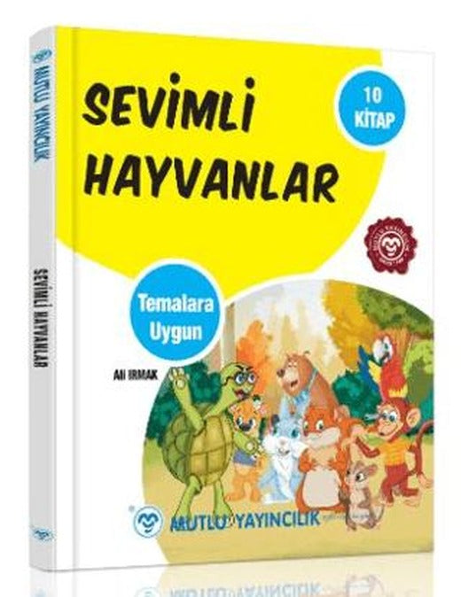 Sevimli Hayvanlar 10 Kitap Set | Mutlu Yayıncılık (Ciltsiz)