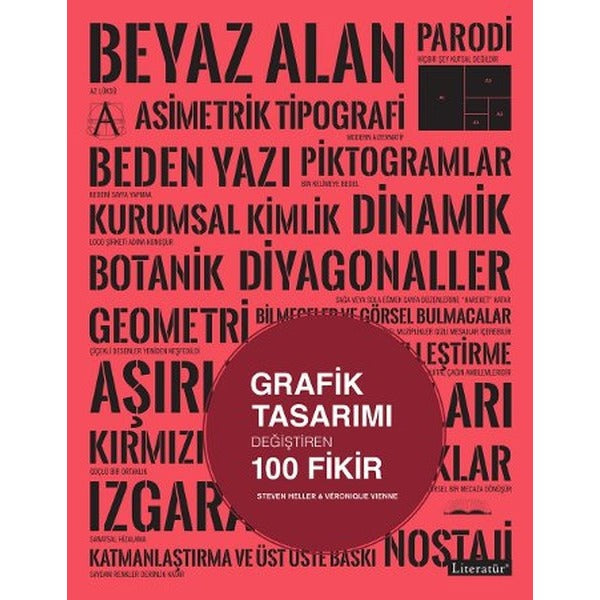 Grafik Tasarımı Değiştiren 100 Fikir | Literatür Yayıncılık (İnce Kapak)