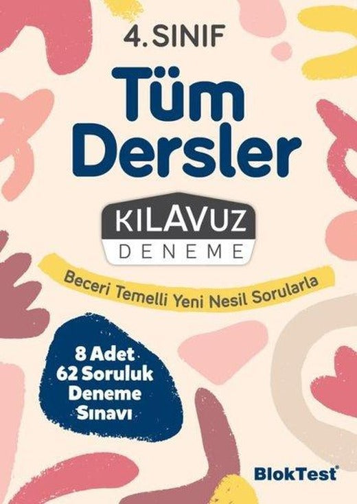 4.Sınıf Bloktest Tüm Dersler Kılavuz Deneme | Bloktest Yayınları (İnce Kapak)