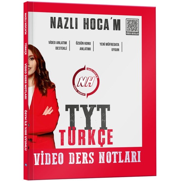 Nazlı Hocam TYT Türkçe Video Ders Kitabı | KR Akademi (İnce Kapak)