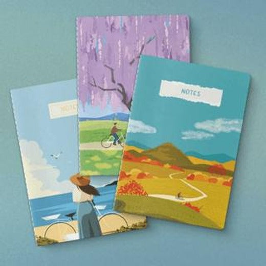 Bisiklet Serisi 3'lü Defter Seti | Yeşilay Yayınları