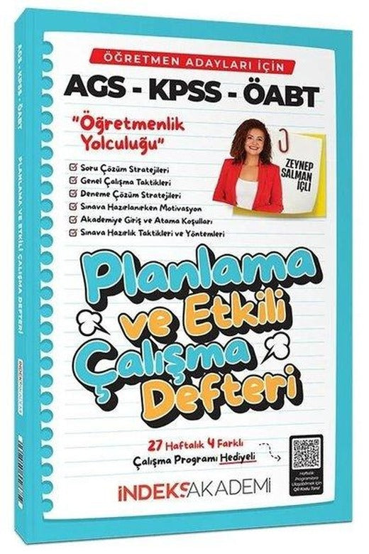 2026 MEB - AGS ÖABT Öğretmenlik Yolculuğu Planlama ve Etkili Çalışma Defteri | İndeks Akademi (İnce Kapak)