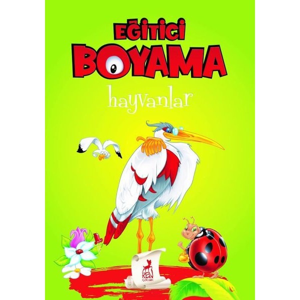 Eğitici Boyama - Hayvanlar | Ren Kitap