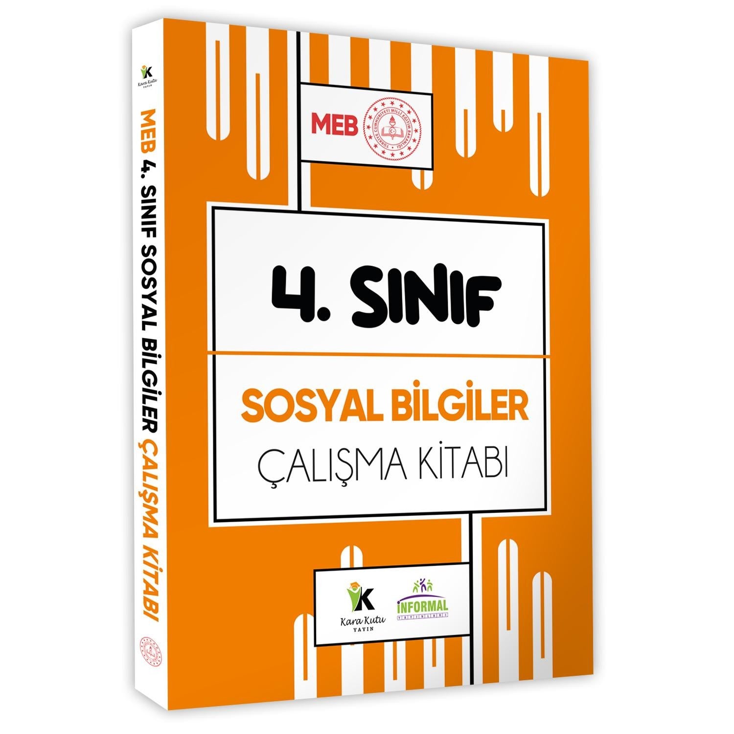 2025 MEB ÖDM İlkokul 4. Sınıf Sosyal Bilgiler Çalışma Kitabı Alıştırmalı / Etkinlikli Soru Bankası