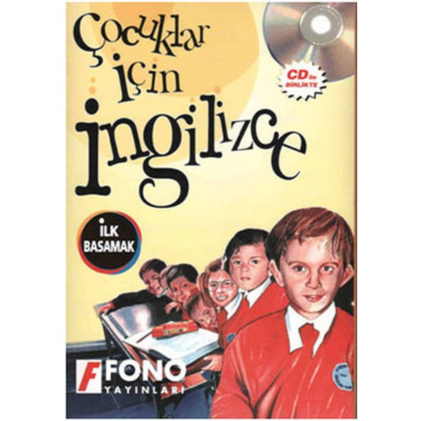 Çocuklar İçin İngilizce İlk Basamak CD'li - Kutulu | Fono Yayınları