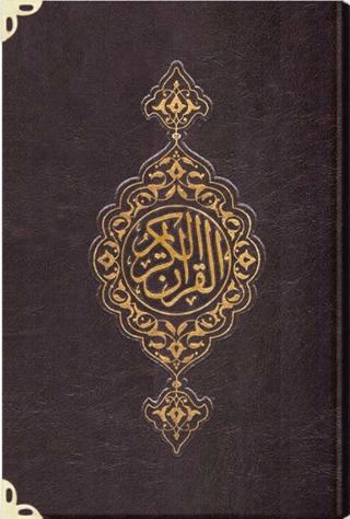 Orta Boy Suni Deri Kur'an-ı Kerim (2 Renkli, Özel, Mühürlü) | Hayrat Neşriyat (Ciltli)  - Resim 1