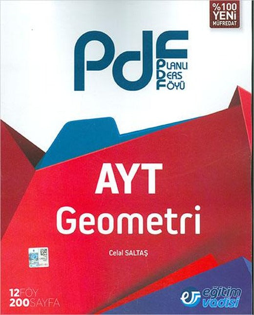 Eğitim Vadisi AYT Geometri PDF Planlı Ders Föyü | Eğitim Vadisi Yayınları