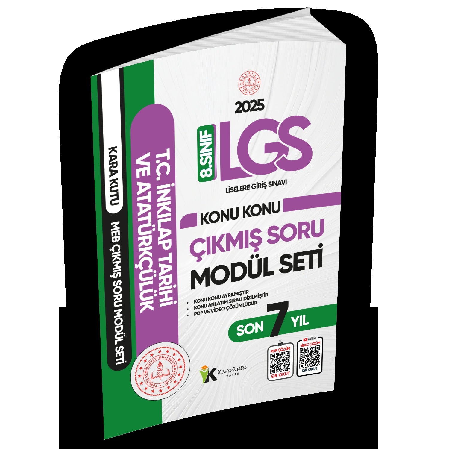 2025 LGS 8.Sınıf İnkılap Tarihi Karakutu MEB Çıkmış Soru Modülü Video/PDF Çözüm Konu Konu Son 7 Yıl