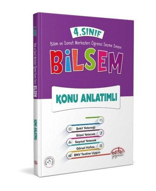4.Sınıf Bilsem Konu Anlatımlı | Editör (İnce Kapak)