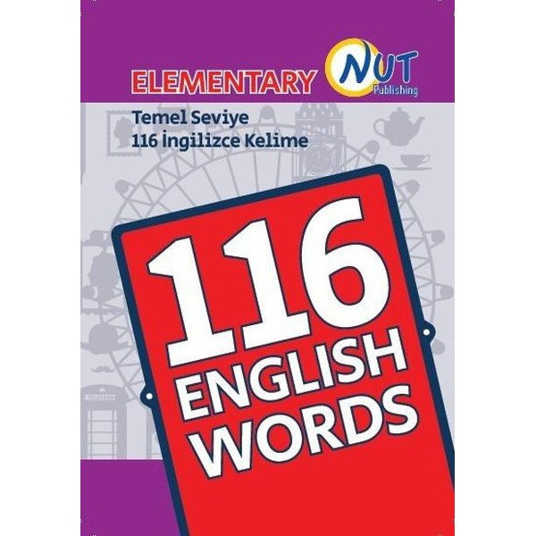 Elemantary 116 English Words Kartları-Temel Seviye 116 İngilizce Kelime