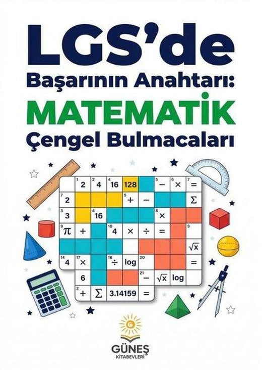 LGS'de Başarının Anahtarı: Matematik Çengel Bulmacaları | Güneş Kitabevleri (İnce Kapak)