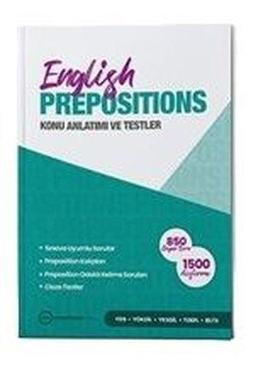İngilizce Prepositions - Konu Anlatımı ve Testler | Remzi Hoca Yayınları (İnce Kapak)