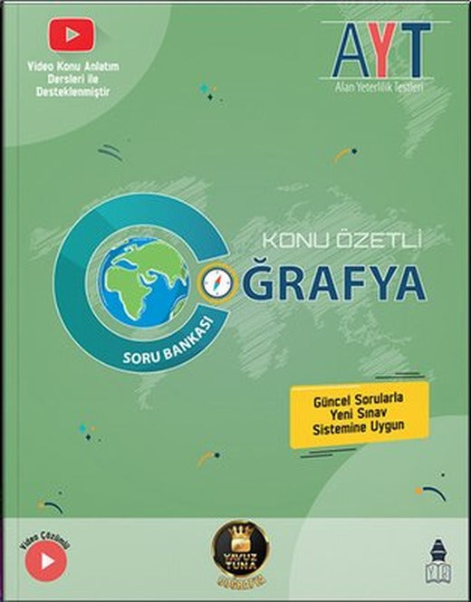 AYT Konu Özetli Coğrafya Soru Bankası | Yavuz Tuna (İnce Kapak)
