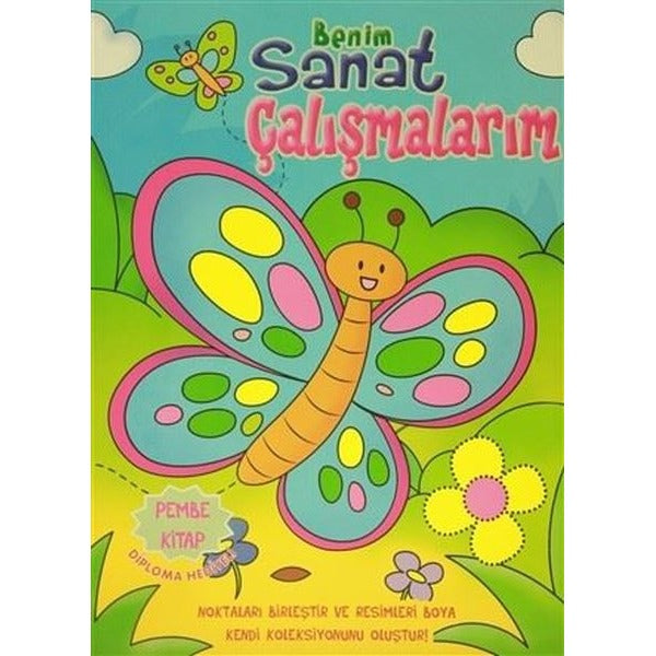 Benim Sanat Çalışmalarım - Pembe Kitap | Revzen Kitap (Ciltsiz)