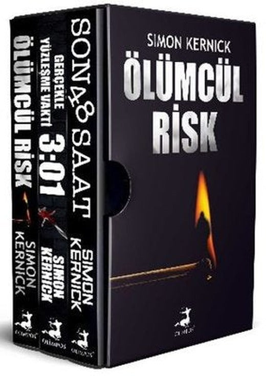 Simon Kernick Seti - Geri Sayım Başladı - 3 Kitap Takım | Olimpos Yayınları (İnce Kapak)