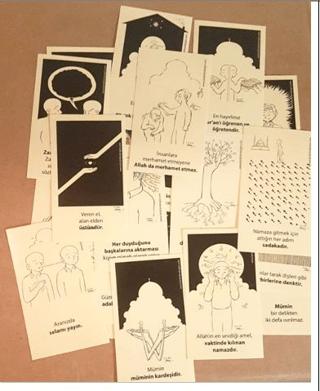 40 Hadis 40 Çizgi Sticker | EDAM - Resim 1