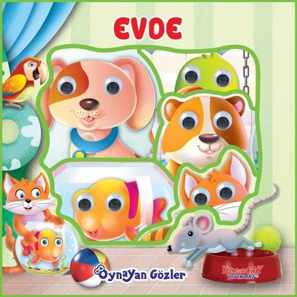 Oynayan Gözler - Evde | Yumurcak Yayınları (İnce Kapak)  - Resim 1