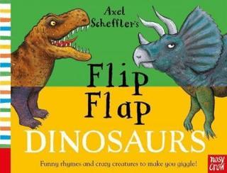 Axel Scheffler's Flip Flap Dinosaurs | Nosy Crow (Ciltli)  - Resim 1