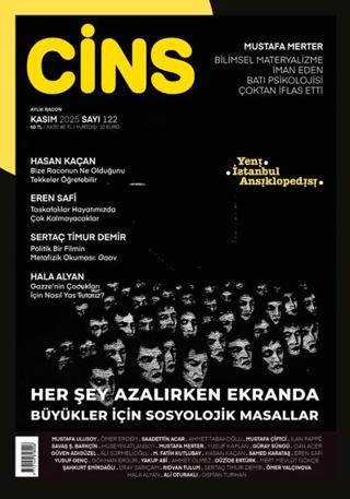 Cins Aylık Dergi Sayı: 122 Kasım 2025 | Cins Dergisi (Ciltsiz)  - Resim 1