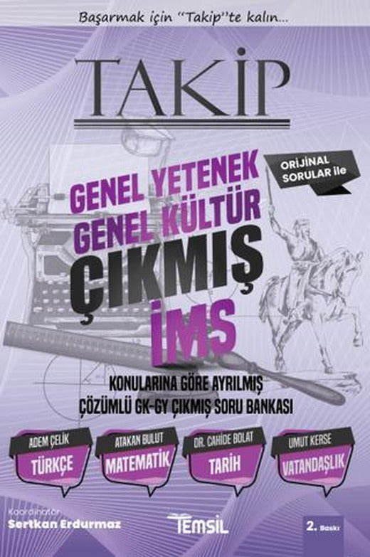 Takip İcra Müdürlüğü Sınavı Konularına Göre Sıralanmış Genel Kültür – Genel Yetenek Çözümlü Çıkmış Soru Bankası | Temsil Kitap (Ciltsiz)