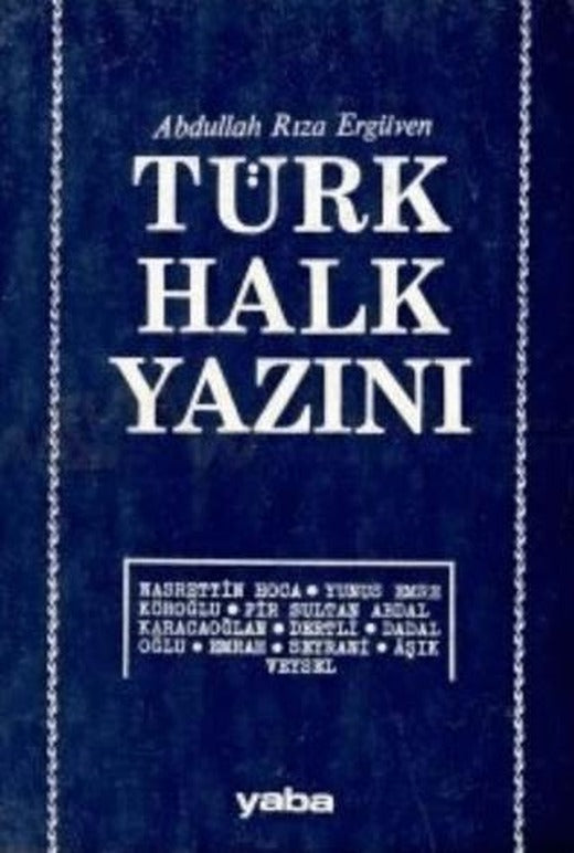 Türk Halk Yazını | Yaba Yayınları (Ciltsiz)