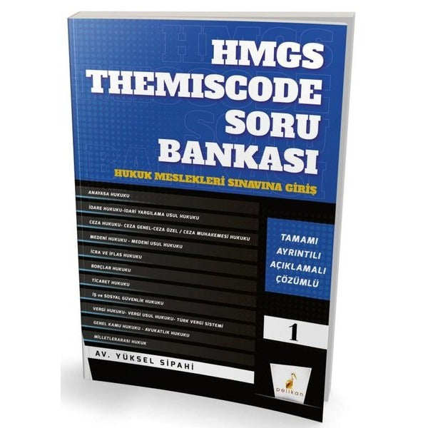 HMGS Themiscode Soru Bankası - Hukuk Meslekleri Sınavına Giriş | Pelikan Yayınları (İnce Kapak)