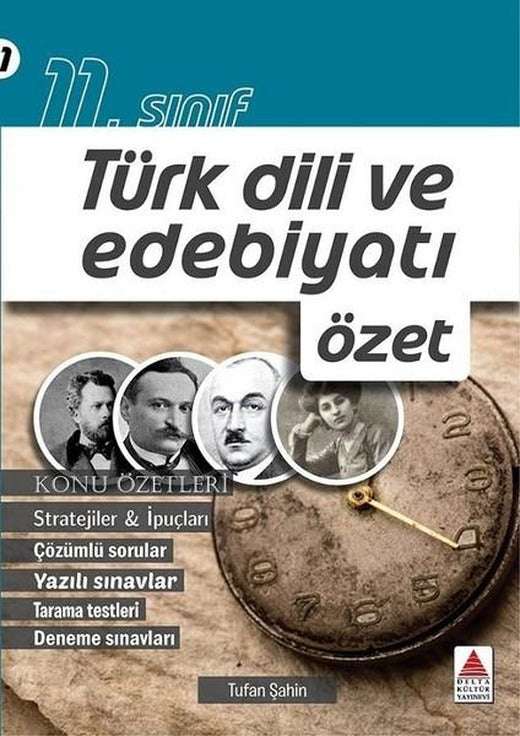 11.Sınıf Türk Dili ve Edebiyatı Özet-Konu Özetleri | Delta Kültür-Eğitim (İnce Kapak)