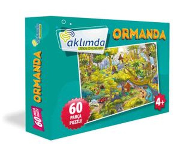60 Parça Puzzle - Ormanda | Aklımda Zeka Oyunları