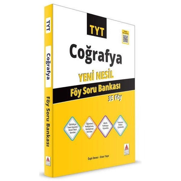 TYT Coğrafya Yeni Nesil Föy Soru Bankası | Delta Kültür-Eğitim (İnce Kapak)