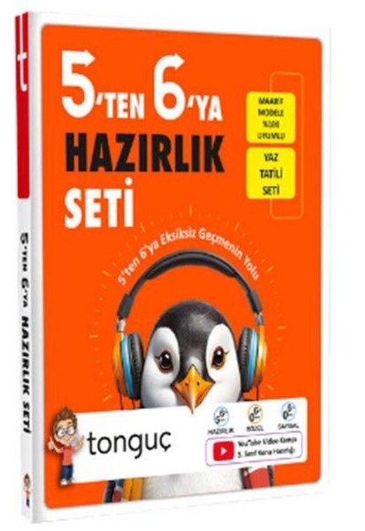 5'ten 6'ya Hazırlık Seti | Tonguç Akademi (İnce Kapak)