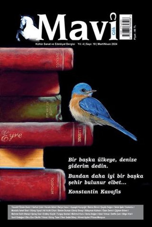 Mavi Gök Kültür Sanat Edebiyat Dergisi Sayı: 18 - Mart Nisan 2024 | Mavi Gök Dergisi Yayınları (Ciltsiz)