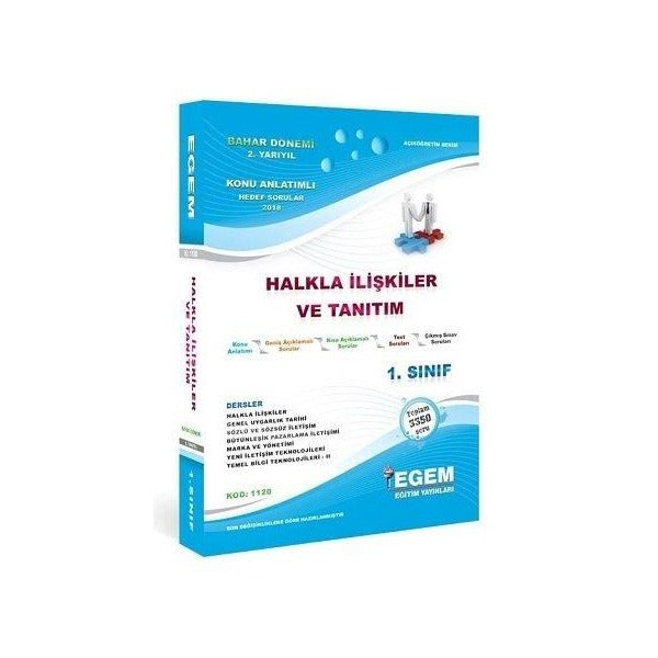 1. Sınıf 2. Yarıyıl Halkla İlişkiler ve Tanıtım Konu Anlatımlı Hedef Sorular