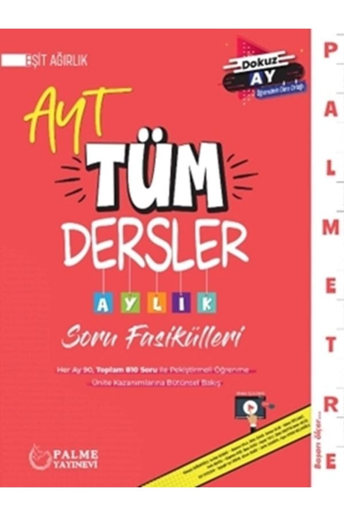 Palmetre AYT Eşit Ağırlık Tüm Dersler Aylık Çalışma Fasikülleri