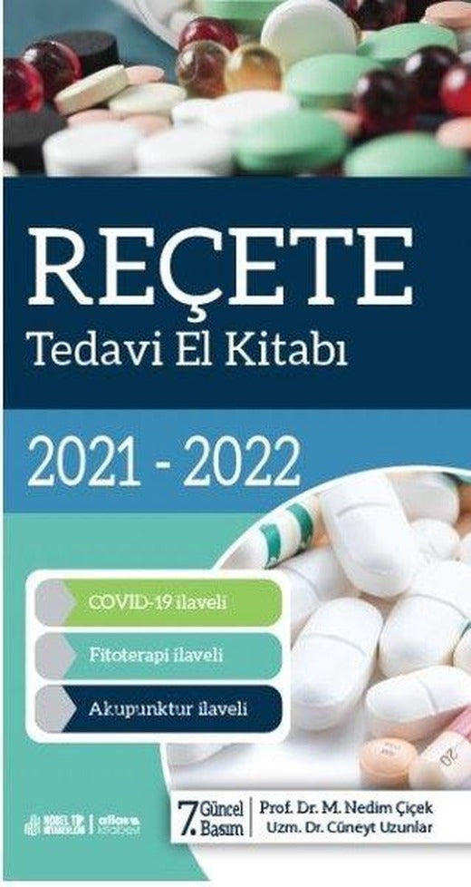 Reçete Tedavi El Kitabı 2021 - 2022 | Nobel Tıp Kitabevleri (İnce Kapak)