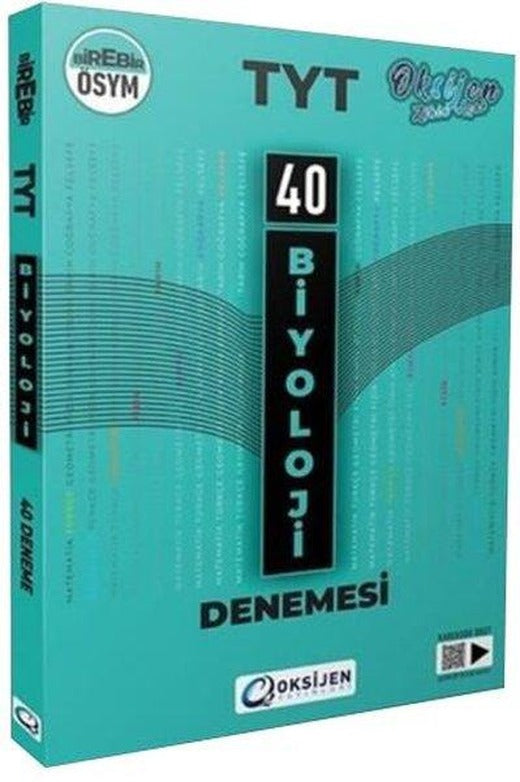 TYT Biyoloji 40 Branş Denemesi | Oksijen Yayınları - Eğitim (İnce Kapak)