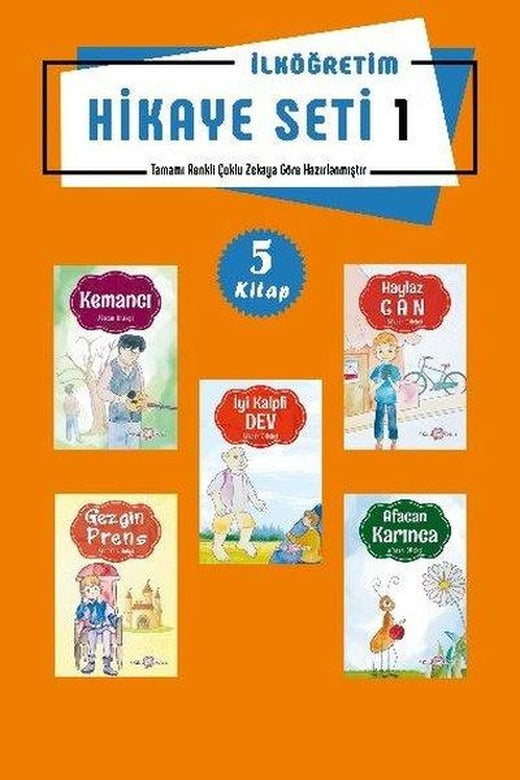 İlköğretim Hikaye Seti 1 - 5 Kitap Takım | Akıllı Zebra (İnce Kapak)