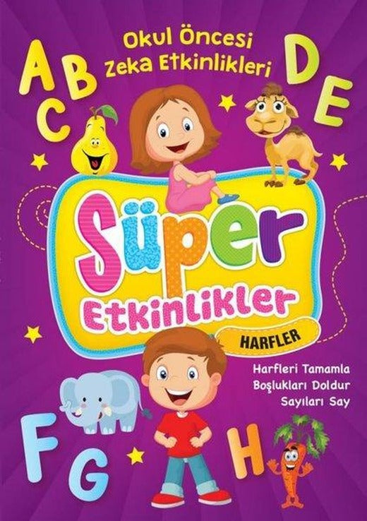 Süper Etkinlikler - Okul Öncesi Zeka Etkinlikleri | Bıcırık Yayınları (İnce Kapak)