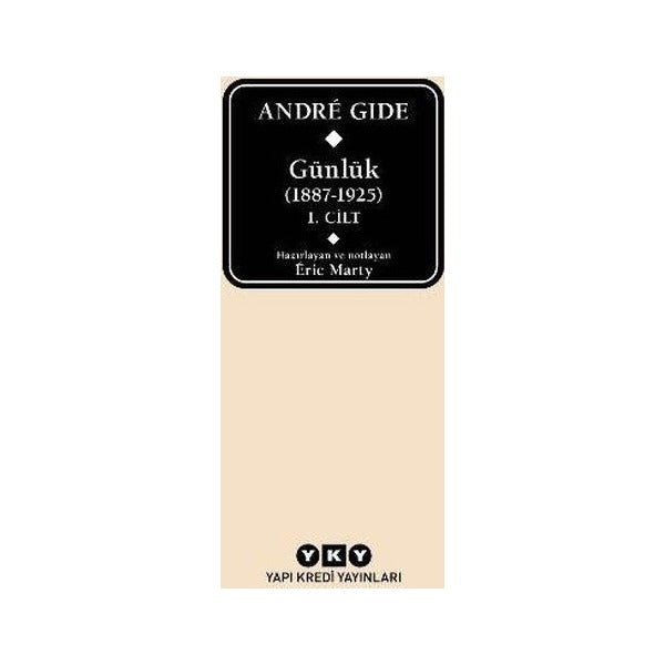 Andre Gide Günlük 1887-1925 1.Cilt - Kutulu | Yapı Kredi Yayınları (Ciltli)