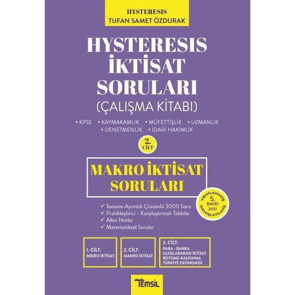 Hysteresis İktisat Soruları Cilt: 2 - Makro İktisat