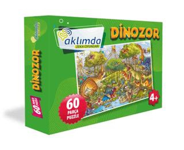60 Parça Puzzle - Dinozor | Aklımda Zeka Oyunları