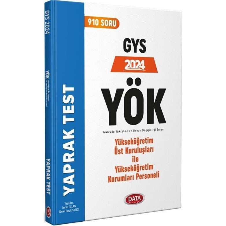 YÖK Üst Kuruluşları ile YÖK Personeli GYS Yaprak Test