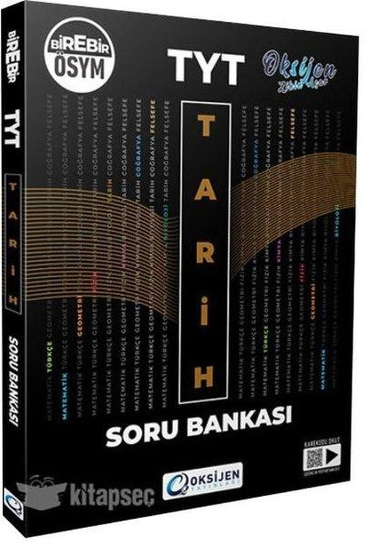 TYT Tarih Soru Bankası | Oksijen Yayınları - Eğitim (İnce Kapak)