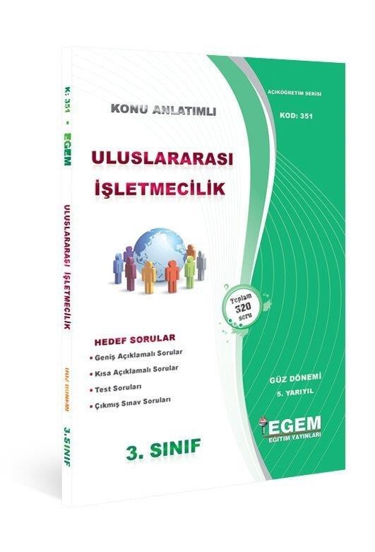 3. Sınıf 5. Yarıyıl Uluslararası İşletmecilik Konu Anlatımlı Soru Bankası Kod: 351