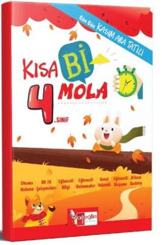 4. Sınıf Kısa Bi Mola | Artı Eğitim Yayınları (Ciltsiz)
